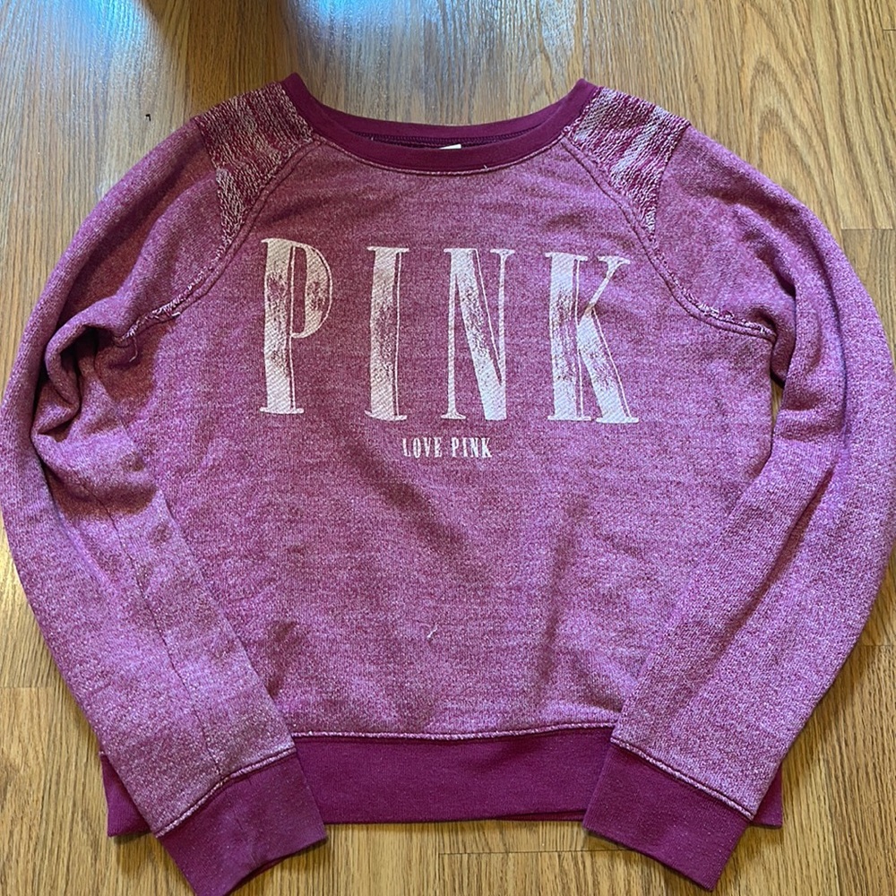 Distressed sweatshirt